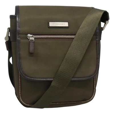 Bolso de Hombro BURBERRY Nylon Caqui Auténtico ti2863 Foto 1 de 4