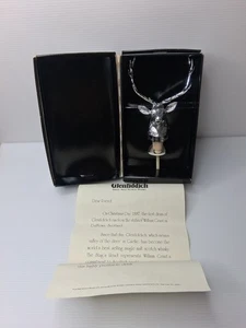 Glenfiddich Stag Head Pourer Scotch Whisky Liquor Bottle Stopper - Imagen 1 de 15