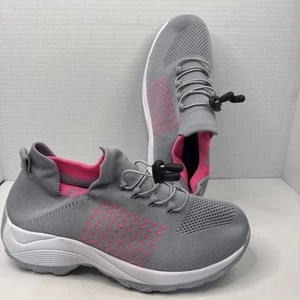 ORTHO STRETCH COMFORT WEAR DAMEN grau rosa MESH SCHUHE Größe Euro 40 / US 7,5 - Bild 1 von 8