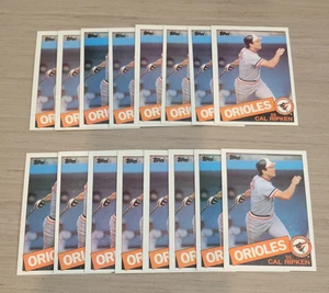 1985 Topps #30 ... Cal Ripken Jr ... 16 Card Lot - Picture 1 of 1