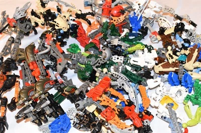 LEGO BIONICLE Hero Factory lote a granel 1 libra figuras y piezas aleatorias Foto 1 de 4