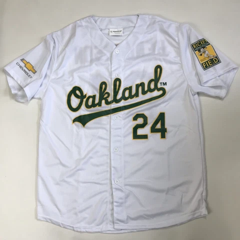 Oakland A’s Athletics Ricky Henderson 24 Field Day Jersey Promo Baseball 2017 XL Cover