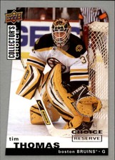 2008-09 (BRUINS) Collector's Choice Silver #184 Tim Thomas