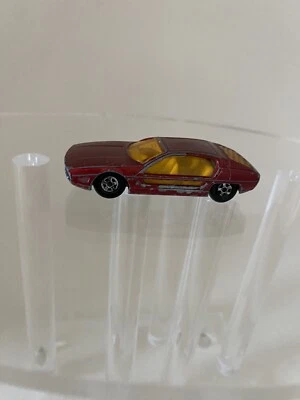 Matchbox Lesney 1969 rojo caliente Lamborghini Marzal coche #20 ruedas finas súper rápidas Foto 1 de 4