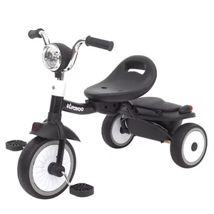UBRAVOO Foldable Baby Tricycle with Shock-Absorbing Wheels and Lights, 1-5 Years - Picture 1 of 16