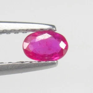 0.26 Ct ~ 1$ No Reserve Auction Natural Pink Ruby Oval Cut,Mozambique - E186 - Imagen 1 de 2