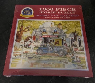 Bits & Pieces Memories Of The Mill & Bakery 1000 件金印拼图复古新品 — 第 1/4 张图片