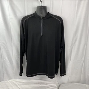 BCG Men’s Size Large Pullover Quarter-Zip Black - Picture 1 of 6
