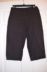 Pantalones Ann Taylor Loft para mujer talla 4 negros capri largos - Usados en Excelente Condición - Imagen 1 de 6