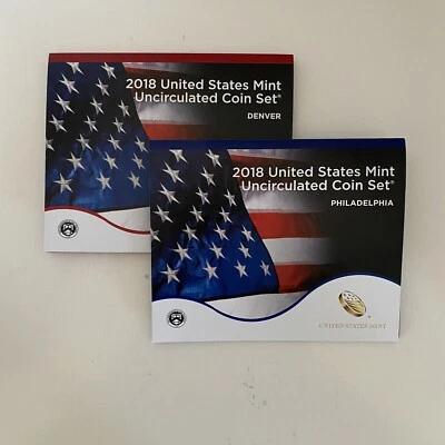 2018 Uncirculated Coin Set U.S Mint with Certificate of Authenticity - Image 1 of 4