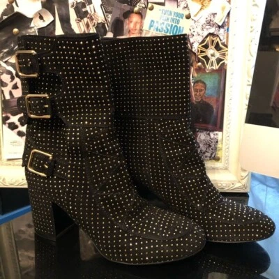 Laurence Dacade Merli botas de gamuza con tachuelas talla 36,5 $1260 Foto 1 de 4