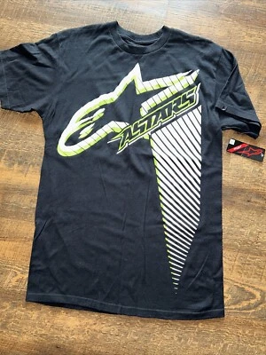 Camiseta clásica Alpinestars Racin motocicleta (M) bicicleta de calle moto de cross Foto 1 de 4