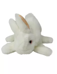 Peluche Folkmanis coniglietto bianco coniglio pupazzo mano peluche morbido giocattolo lungo 7" - Foto 1 di 12