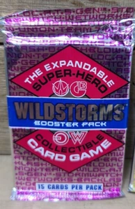 1995 Wildstorms CCG Booster Pack (x1) Unlimited The Expandable Superhero - Picture 1 of 1