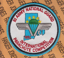 Rhode Island Army National Guard Inter Parachute LEAPFEST 1992 3.75" patch c/e