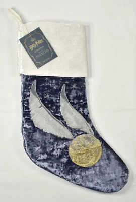 Medias de Navidad Pottery Barn Kids Harry Potter Golden Snitch NUEVAS sin nombre mono Foto 1 de 4