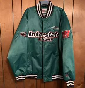Chase Authentics Herren Interstate Batteries #18 NASCAR Jacke XL grün Satin - Bild 1 von 6