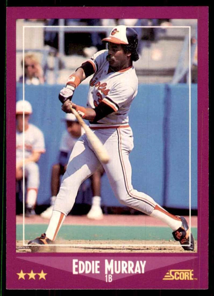 1988 Score Eddie Murray A Baseball Cards #18 - Image 1 of 2