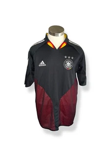 Camiseta de fútbol ADIDAS Selección Nacional de Alemania 2004/2005 tercera negra defecto RARO* - Imagen 1 de 9