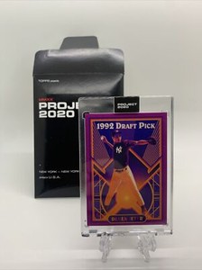 Topps Project 2020 DEREK JETER #39 ARTIST 70 BASEBALL CARD : MATT TAYLOR