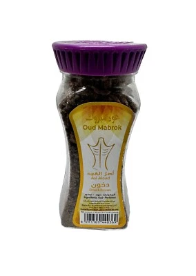 INCENSO BAKHOOR ASL AL OUD DHAHKOON OUD MABROK 90g بخور عود مبروك اصل العود - Imagem 1 de 4