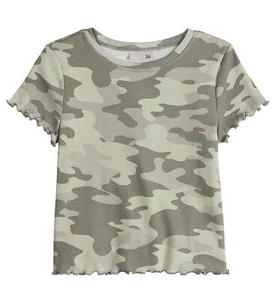 Girls SO Lettuce Edge Tiny Camouflage Tee Size 8 NWT - Picture 1 of 6