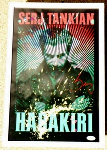 SYSTEM OF A DOWN Serj Tankian SIGNED + FRAMED 11X17 Poster JSA COA - Picture 1 of 3
