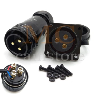 WEIPU SA28 50A 3Pin Waterproof Aviation Connector IP67,Electrical Wire Connector - Image 1 of 4