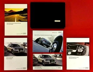 2013 AUDI Q5 Owners Manual Set w/NAV 2013 Audi Q5 SQ5 Owner's Manual Hybrid TDI - Foto 1 di 11