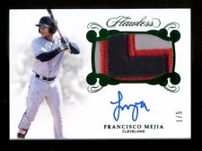 2018 Panini Flawless Emerald Francisco Mejia 3-Color Patch Signed AUTO 1/5