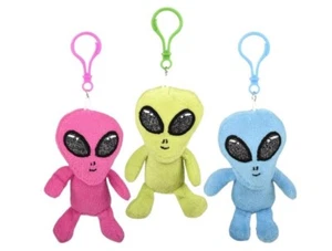 Galactic Alien Rucksack Clip Schlüsselanhänger in verschiedenen Farben - Wählen Sie eine - 3 Zoll - Bild 1 von 8