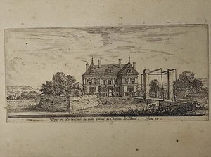 Gravure sur papier / Israël SYLVESTRE ( 1621-1691 ) - Foto 1 di 7