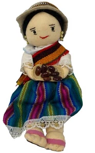 Artisan Made Peruvian Doll 10" - Picture 1 of 4