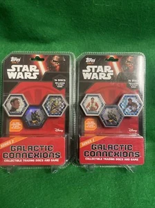 💥 2-Star Wars Galactic Connexions Collectible Trading Discs & Game Series 2 - Picture 1 of 3