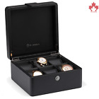 Watch Box for Men with High-Quality Materials, 6 Slots Watch Case with Pillow