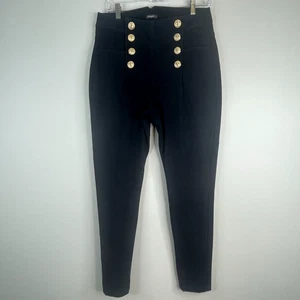 J McLaughlin Vintage Womens Military Lion Button Fly Pants 10 Heritage Preppy - Picture 1 of 13