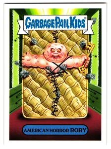 American Horror Rory GPK 2016 Garbage Pail Kids TV Story Parody Sticker - Picture 1 of 2