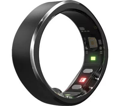 RINGCONN Smart Ring - Sleep Activity Health Monitoring Midnight Black - Size 14