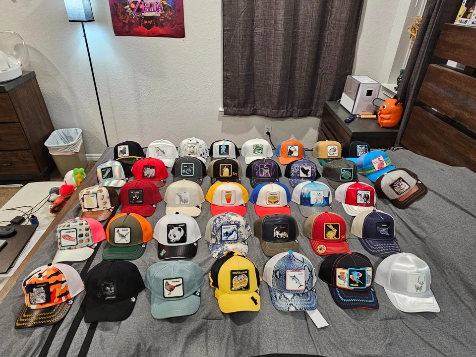 goorin bros trucker hats limited edition premium animal patches one size - Image 1 of 4