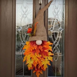 Front Door Fall Wreath 16 Inch  - Picture 1 of 6