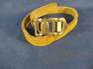 Correa de clip para puntera Alfredo Binda única en amarillo/oro - Imagen 1 de 9