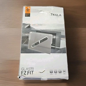 Protector de pantalla Tesla Modelo S/X Spigen EZ Fit vidrio cristalino 17 pulgadas abierto - Imagen 1 de 7