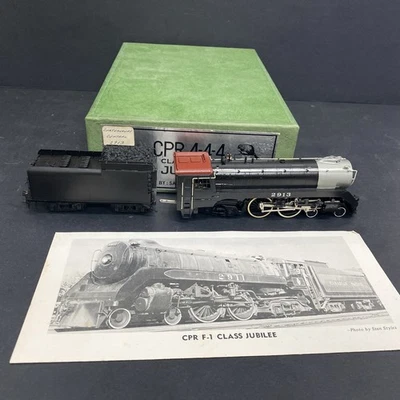 Van Hobbies HO BRASS CPR 4-4-4 Class F-1a Jubilee Steam Loco custom Painted- F.3 - Image 1 of 4