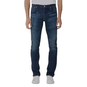 Citizens of Humanity Bowery Jeans Mens Size 33x32 Dark Slim Leg Whiskering Fade - Picture 1 of 18