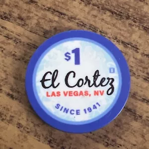 El Cortez Casino - Las Vegas Nuovo di zecca - Chip casinò $1 #2 - Foto 1 di 2