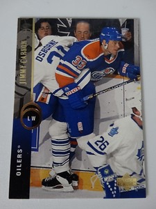 1994-95 Upper Deck #97 Scott Pearson Oilers Hockey Error Wrong Name Card