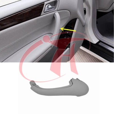 Gray Front Left Internal Door Pull Handle Assy For Mercedes W203 C-Class 2001-07 — 第 1/4 张图片