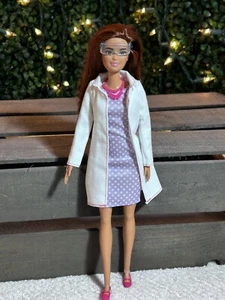 Barbie You Can Be Anything Scientist Doll W/ Outfit & Glasses FJB09 Mattel 2018 - Picture 1 of 1