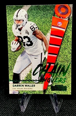 2021 Panini Contenders Emerald Chain Movers Darren Waller #CM-DWA Raiders - Image 1 of 2
