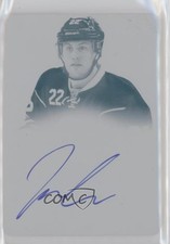 2013-14 National Treasures Printing Plate Cyan 1/1 Johan Larsson Rookie RC 03hd